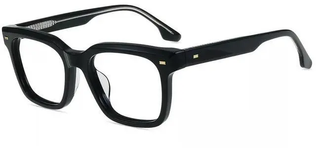 Main image of Firmoo Oversized Blue Light Blocking Glasses Unisex Acetate Frame Anti Eyestrain UV Protection Computer Gaming Glasses Black