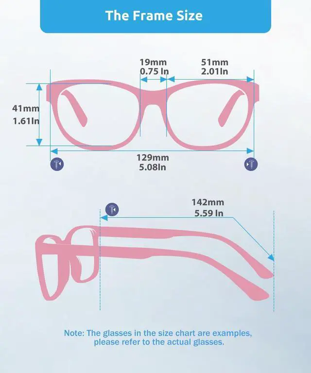 Alt view image 5 of 5 - Firmoo Oversized Blue Light Blocking Glasses Unisex Acetate Frame Anti Eyestrain UV Protection Computer Gaming Glasses Black