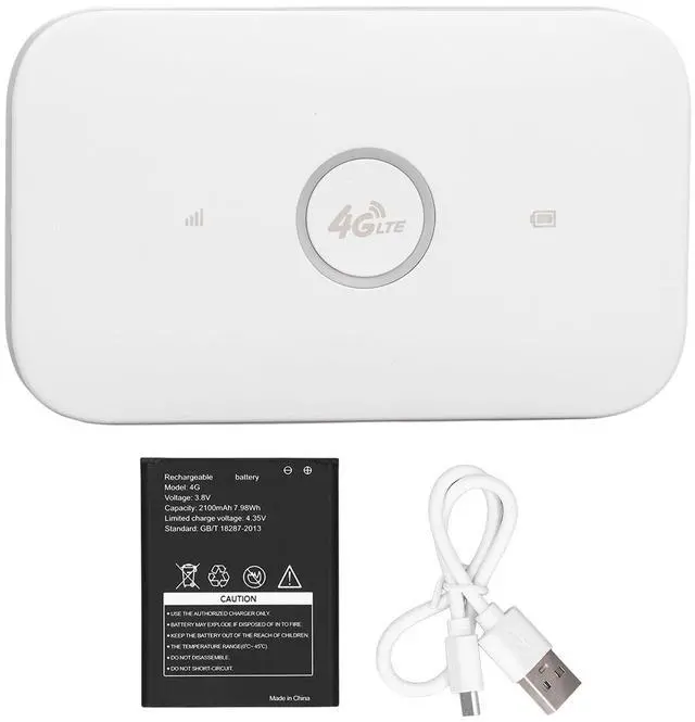 Main image of 4G LTE Mobile Hotspot, Pocket Router with SIM Card Slot, 300Mbps Portable Device for Travel. High Speed Internet Access for Smartphones, Tablets, Laptops up to 10 Users.