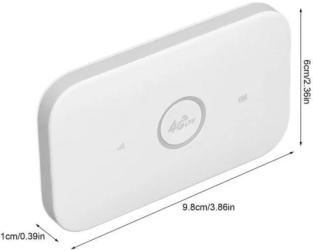Alt view image 4 of 5 - 4G LTE Mobile Hotspot, Pocket Router with SIM Card Slot, 300Mbps Portable Device for Travel. High Speed Internet Access for Smartphones, Tablets, Laptops up to 10 Users.