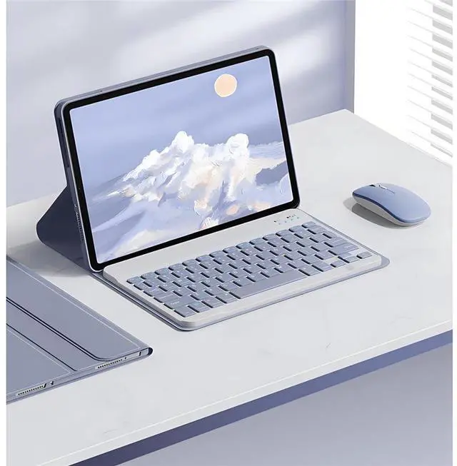 Alt view image 2 of 5 - GYSDCAZ Keyboard Case for Redmi pad SE 11 inch, Detachable Backlit Wireless Keyboard with Magnetic Protective Cover, Mouse,Black