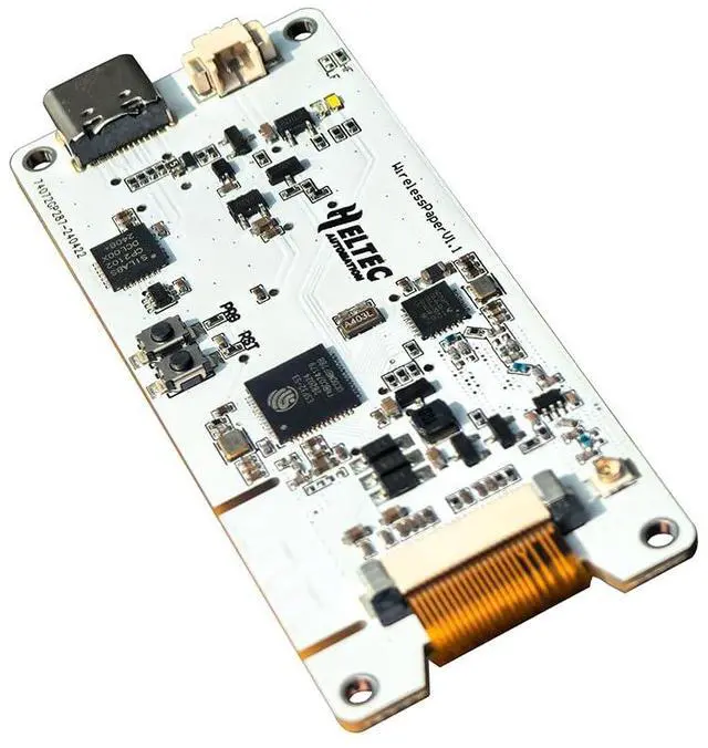 Alt view image 4 of 5 - Heltec Automation Heltec Meshtastic ESP32 Wireless Paper Eink Display Black and White 2.13-Inch Screen Smart Price Tag Electronic Shelf Label via Bluebooth SX1262 LoRa and WiFi (902-928MHz)