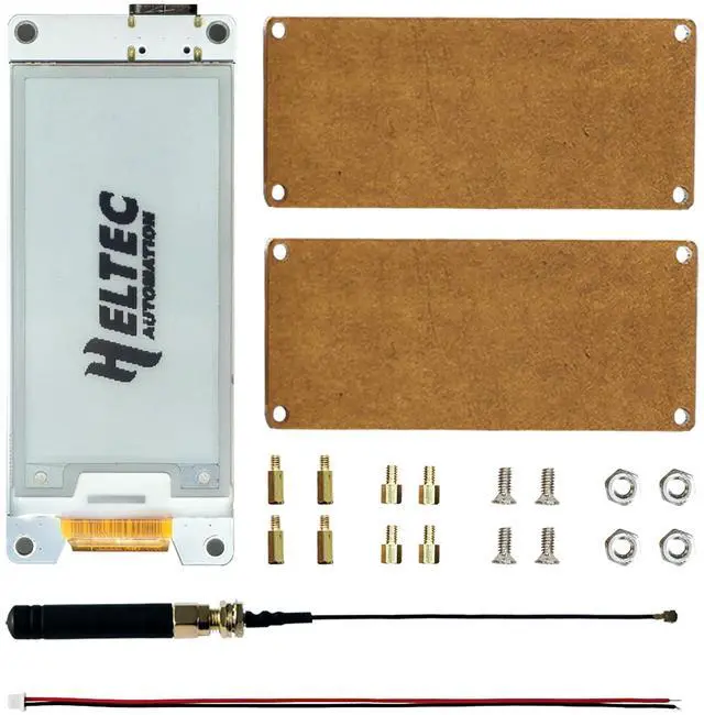 Alt view image 2 of 5 - Heltec Automation Heltec Meshtastic ESP32 Wireless Paper Eink Display Black and White 2.13-Inch Screen Smart Price Tag Electronic Shelf Label via Bluebooth SX1262 LoRa and WiFi (902-928MHz)