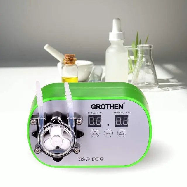 Alt view image 4 of 5 - HXBER Timed Peristaltic Pump, Green, Plastic, Above Ground, 160ml/min, Aquarium, Laboratory, Home, Office