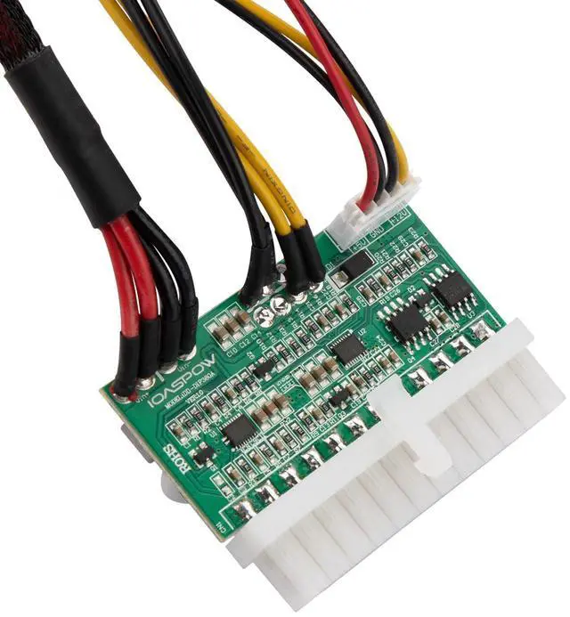 Alt view image 2 of 5 - IOASPOW DC 12V 300W 24Pin ATX Connect with Motherboard Mini ITX Power Supply Pico PSU Module for PC