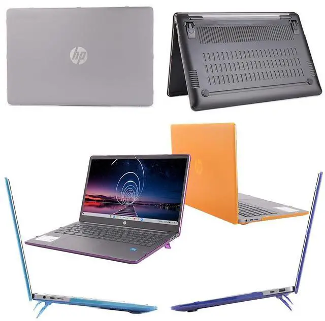 Alt view image 5 of 5 - mCover Case ONLY Compatible for 2022~2024 15.6" HP Chromebook 15a-NA0000 / Chromebook Plus 15a-NBxxxx Series Laptop Computers (NOT Fitting Any Other HP Models) - Green