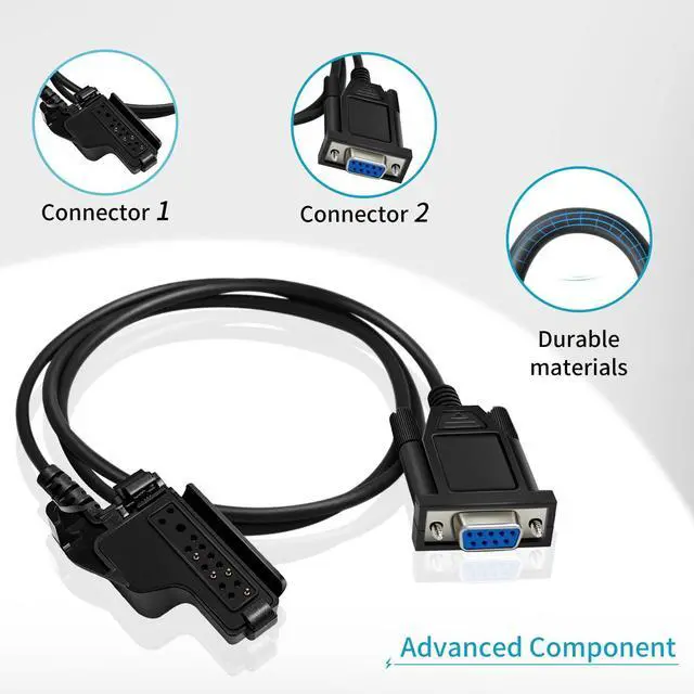 Alt view image 3 of 5 - HT1000 Programming Cable RKN4035 for Motorola JT1000 MT2000 MT2100 MTS2000 MTX2000 MTX8000 XTS3000 XTS3500 GP900 GP9000 XTS1500 XTS3000 MTX838 MTX9000 MTX960 Radi