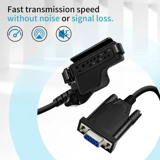 Alt view image 5 of 5 - HT1000 Programming Cable RKN4035 for Motorola JT1000 MT2000 MT2100 MTS2000 MTX2000 MTX8000 XTS3000 XTS3500 GP900 GP9000 XTS1500 XTS3000 MTX838 MTX9000 MTX960 Radi