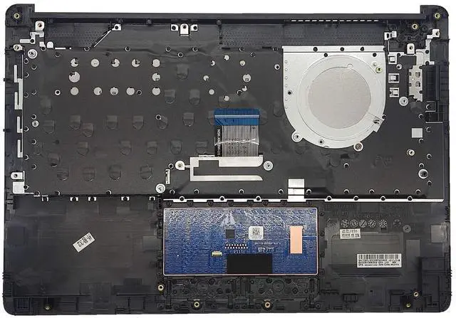 Alt view image 2 of 5 - Replacement Upper Case Palmrest for HP 14-CM 14-CK 14T-CM 14Z-CM 14q-cs 14q-cy Series Laptop Touchpad with Keyboard Assembly L23241-001 Gray