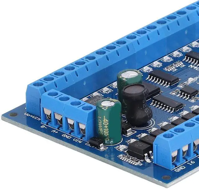 Alt view image 4 of 5 - 16 Input 16 Output Expansion Board RS485 16 Channel Remote Control Switch Module PLC IO Module DC 6.5-30V for Smart Home Camera(Single board)