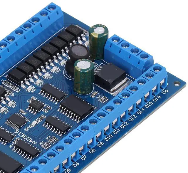 Alt view image 5 of 5 - 16 Input 16 Output Expansion Board RS485 16 Channel Remote Control Switch Module PLC IO Module DC 6.5-30V for Smart Home Camera(Single board)