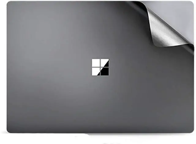 Main image of XSKN Pure Color Full Body Bubble Free Computer Vinyl Decal Sticker Cover Protective Skin for Microsoft Surface Laptop 1 2 3 4 Model Computer (Surface Laptop 4 15 inch, Space Gray)