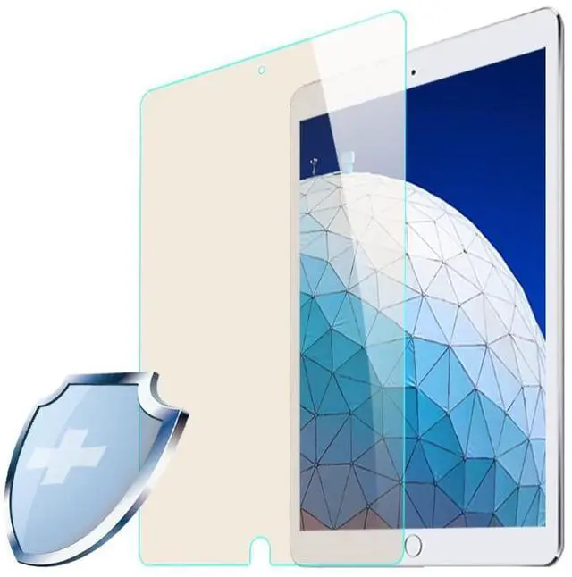 Main image of PERFECTSIGHT Medical-grade Anti Blue Light Screen Protector compatible with iPad Air 3 10.5 inch 2019, [Anti 6 Radiations, Anti Eye Strain] HD Clear Anti Fingerprint Tempered Glass [Black]