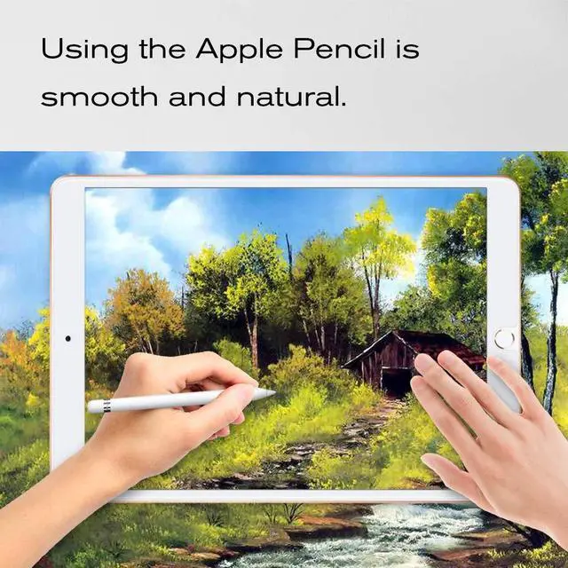 Alt view image 5 of 5 - PERFECTSIGHT Medical-grade Anti Blue Light Screen Protector compatible with iPad Air 3 10.5 inch 2019, [Anti 6 Radiations, Anti Eye Strain] HD Clear Anti Fingerprint Tempered Glass [Black]