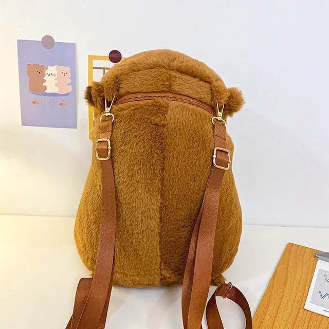 Alt view image 3 of 5 - Loizziuy Capybara Flap Backpack Cute Animal for Women Large Capacity Y2k Kawaii Aesthetic Casual Travel Mochilas Daypacks (Cat)