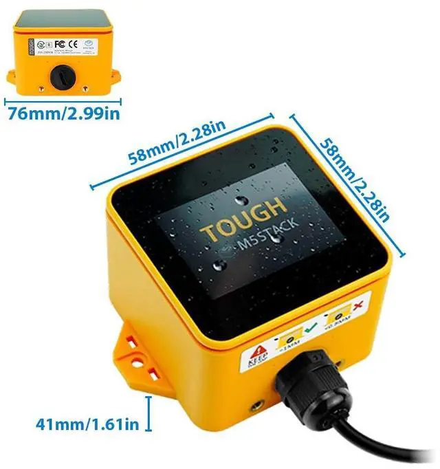 Alt view image 4 of 5 - M5Stack Official M5Stack Tough ESP32 IoT Development Board Kit