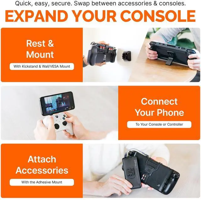 Alt view image 4 of 5 - Mechanism Gaming Pillow for Steam Deck OLED & LCD | Experience Zero Gravity Gaming with Our LCD & OLED Steam Deck Accessories | Ridiculously Soft Machine Washable Pillow for Gamers (Steamdeck Grip)
