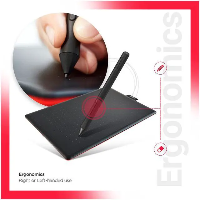 Alt view image 5 of 5 - Wacom Graphire Pen Tablet One By Wacom Pen Input Exclusive Model Medium CTL - 672/K0 - C