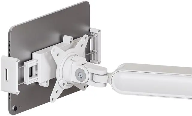 Main image of Mount Plus VESAT01 Universal VESA Tablets Mount Adapter for IPad, IPad Pro, Tablets, Portable Monitors Display On Monitor Arm | VESA 75x75 Max 15" Screen