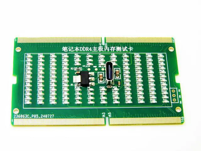 Alt view image 4 of 5 - Laptop Computer DDR4 RAM Tester Module Stick and Motherboard DDR4 Memory Slot Complete Set Diagnostic Analyzer Post Card Solution Kit 260 Pin All Speed Voltage