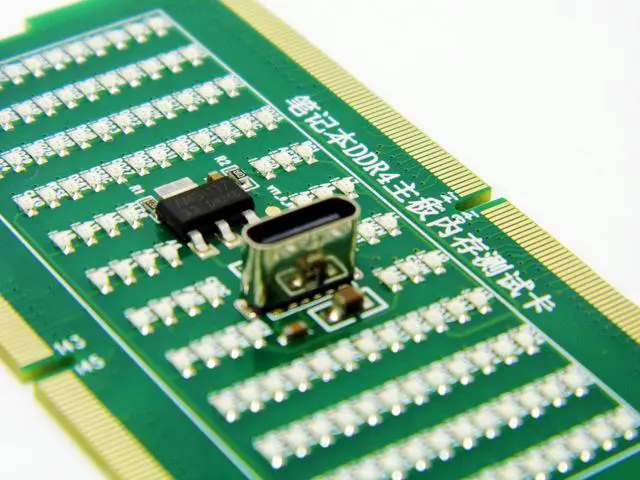Alt view image 5 of 5 - Laptop Computer DDR4 RAM Tester Module Stick and Motherboard DDR4 Memory Slot Complete Set Diagnostic Analyzer Post Card Solution Kit 260 Pin All Speed Voltage