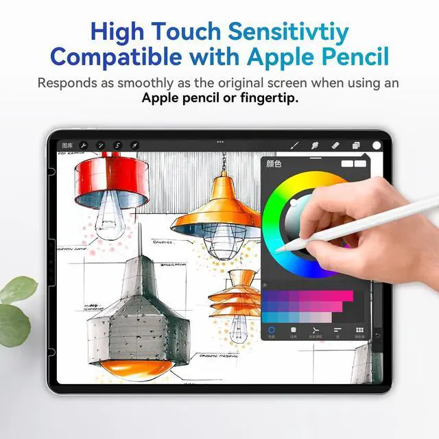 Alt view image 4 of 5 - Magnetic Privacy Filter Compatible with iPad 7th/8th/9th Generation (10.2 Inch, 2019/2020/2021), Removable Anti-Glare Blue Light Privacy Screen Protector, Privacy Screen, Bubble-Free, Reusable