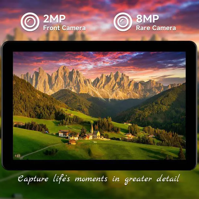 Alt view image 3 of 5 - PEICHENG Tablet 10.1" Android15.0, Tab Set with Case/Keyboard/Mouse/Stylus, Octa-core RAM 20GB(6GB+14GB Expand)+ROM 128GB IPS1280x800 Screen 2MP+8MP Dural Cameras,6000mAh Battery,(CP31 Kit, Black)