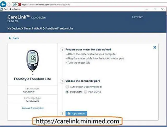 Alt view image 3 of 5 - EZSync USB Cable for Abbott Co-Pilot Freestyle Glucose Diabetes Meters, Works with Tidepool, EZSync002B