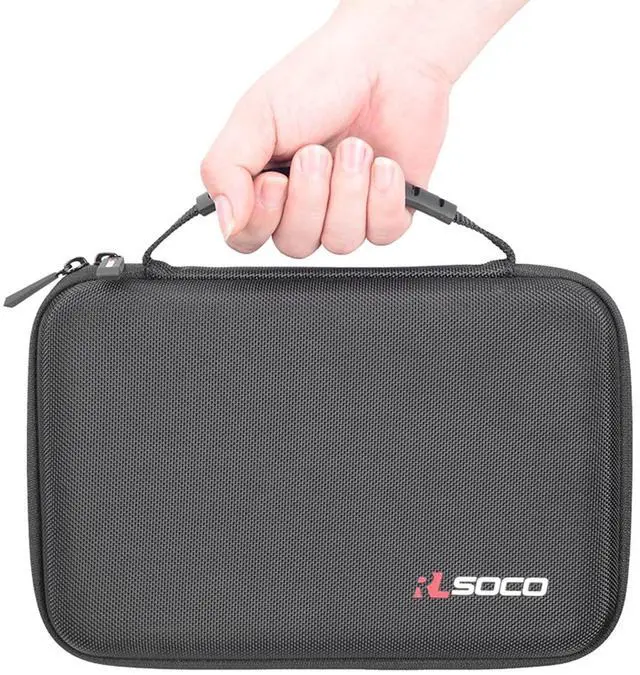 Alt view image 3 of 5 - RLSOCO Case for CD/DVD External Drive Burner Reader Writer Player,Fits for Dell,LG,ASUS,Verbatim,HP,aelrsoch,Hitachi LG and More Drive,Charger (Large Size:Fits Reader up to 17cm x 15cm x 3.5cm)