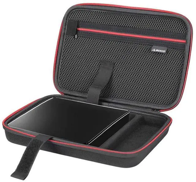 Alt view image 4 of 5 - RLSOCO Case for CD/DVD External Drive Burner Reader Writer Player,Fits for Dell,LG,ASUS,Verbatim,HP,aelrsoch,Hitachi LG and More Drive,Charger (Large Size:Fits Reader up to 17cm x 15cm x 3.5cm)