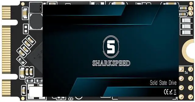 Main image of S SHARKSPEED SSD 4TB M.2 2242 SATA III 6Gb/s B+M Key 42mm 3D NAND NGFF Internal Solid State Drive for Laptop PC Desktop (M.2 2242, 4TB)