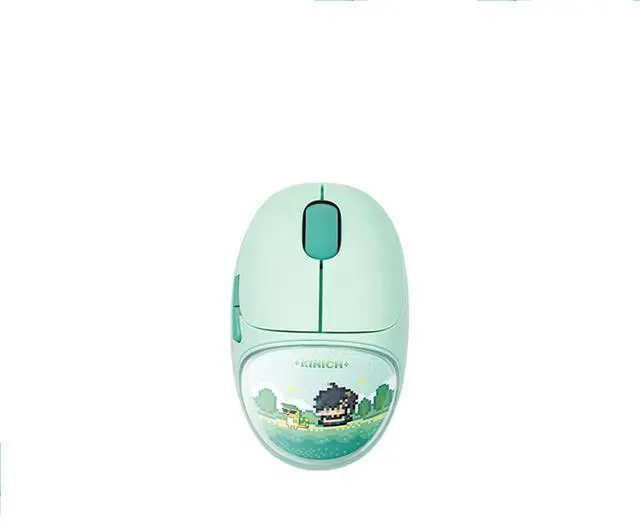 Main image of GENSHIN IMPACT Natlan Multicolor Pixel Series Silent Mouse - Kinich