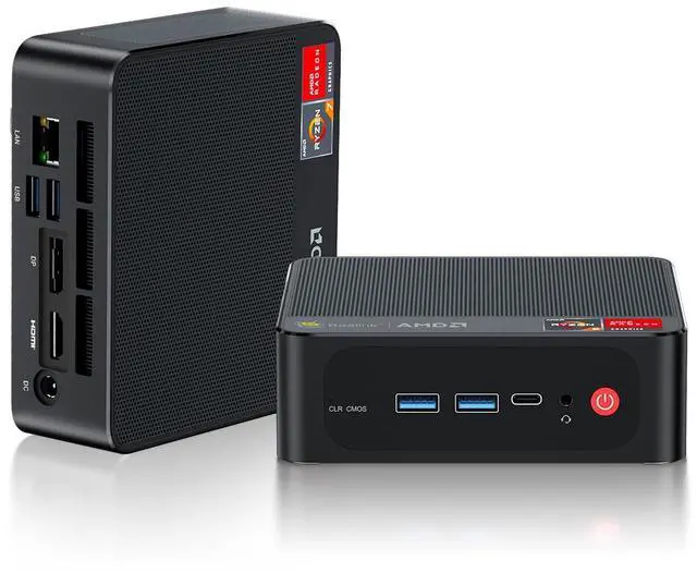 Main image of Beelink SER5 MAX Mini PC, AMD Ryzen 7 6800U (8C/16T, up to 4.7GHz), 32GB LPDDR5 1TB NVME SSD, Mini Desktop Computer Support 4K@60Hz/WiFi6/BT5.2/DP1.4/HDMI/Type-C/Gaming PC