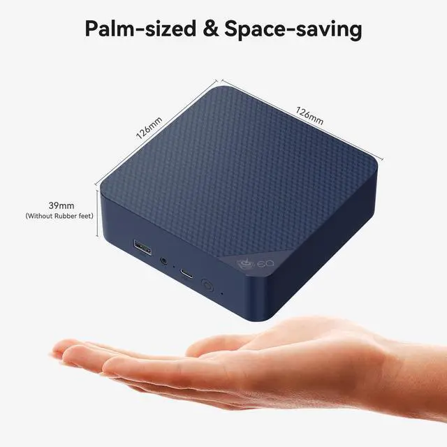 Alt view image 5 of 5 - Beelink EQ14 Mini PC with Processor N150,16G DDR4 1T SSD Mini Desktop Computer, WiFi6, 1000M Dual LAN Ports, BT5.2 Dual HDMI Business Mini Computer