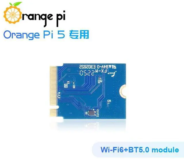 Alt view image 3 of 5 - Orange Pi 5 PCIe Wi-Fi6, BT5.0 Module, Support BLE, Wi-Fi, 2T2R 802.11 ax/ac/a/b/g/n Only Compatible with Orange Pi 5 Singble Board Computers