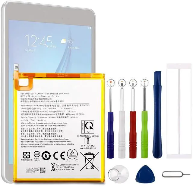 Main image of Vvsialeek SWD-WT-N8 Replacement Battery Compatible with Galaxy Tab A 8.0 2019 SM-T290 SM-T295 SM-T295N with Toolkit