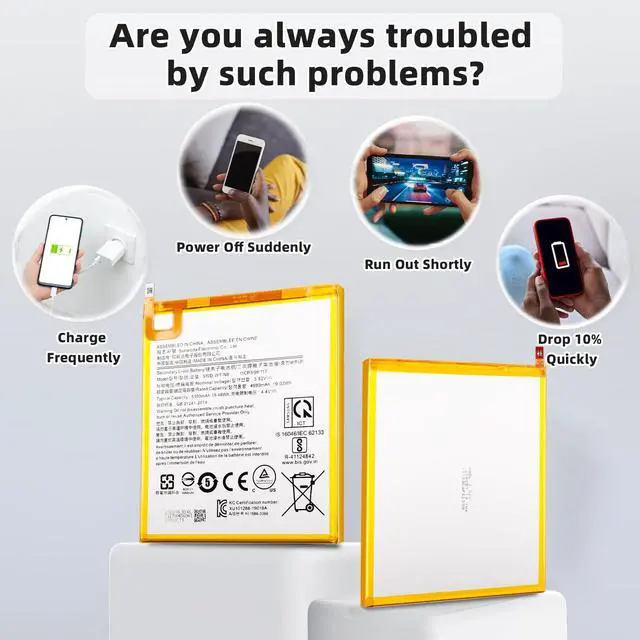 Alt view image 5 of 5 - Vvsialeek SWD-WT-N8 Replacement Battery Compatible with Galaxy Tab A 8.0 2019 SM-T290 SM-T295 SM-T295N with Toolkit