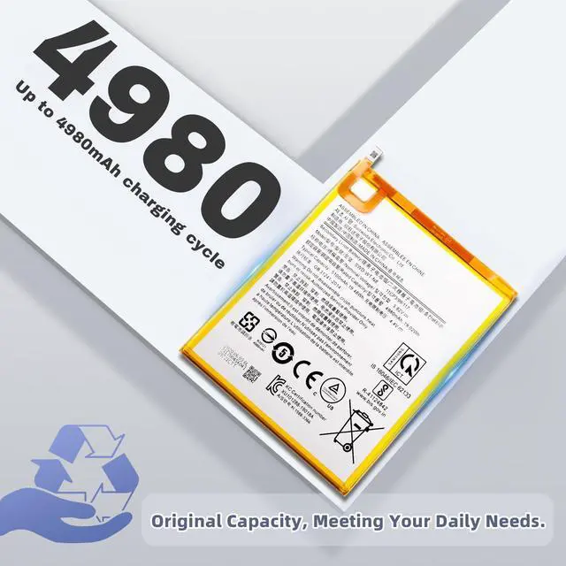 Alt view image 3 of 5 - Vvsialeek SWD-WT-N8 Replacement Battery Compatible with Galaxy Tab A 8.0 2019 SM-T290 SM-T295 SM-T295N with Toolkit