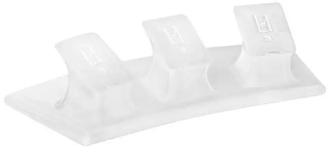 Main image of SplashNColor Remote Stand Pedestal for Lutron Pico Remote, Elegant Slide & Click Desk Display Holder, Non-Slip Scratch Resistant Base, Lutron Caseta Remote Stand (Crescent Pedestal, White)