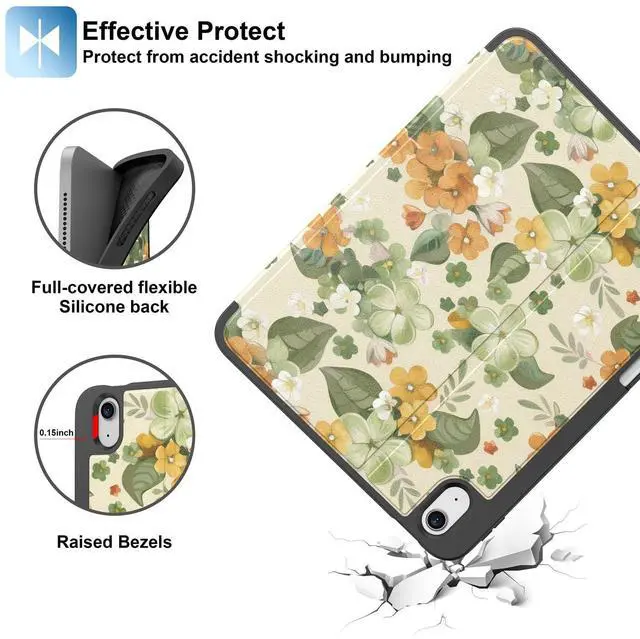 Alt view image 5 of 5 - Supveco Case for iPad (A16) 11th Generation 11 inch (2025),iPad 10th Generation 10.9 inch (2022) with Pencil Holder-[Auto Wake/Sleep],Premium Folio Stand Case with Soft TPU Back Cover-