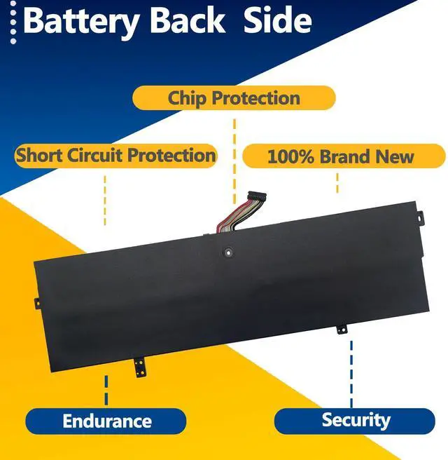 Alt view image 3 of 5 - TAVZENL L21B4PE2 71Wh Battery Replacement for Lenovo IdeaPad Yoga 7-16IAP7 Type 82QG 7-14IAL7 Type 82QE 7-14ARB7 Type 82QF Series L21L4PE0 L21M4PE3 15.36V 4623