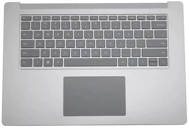 Main image of Palmrest Touchpad Keyboard for Microsoft Surface Laptop 3/4/5 13.5" 15" (15" Silvery, 1873 1951)