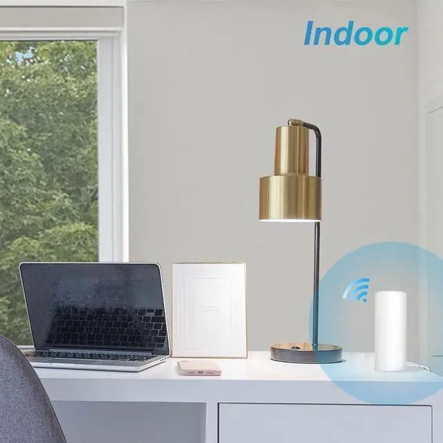 Alt view image 5 of 5 - Outdoor WiFi Extender|Booster Signal Repeater|Dual Band|AC 1200 Mbps|Weatherproof|PoE Ethernet Port|Coverage Radius 250 ft|65 Devices