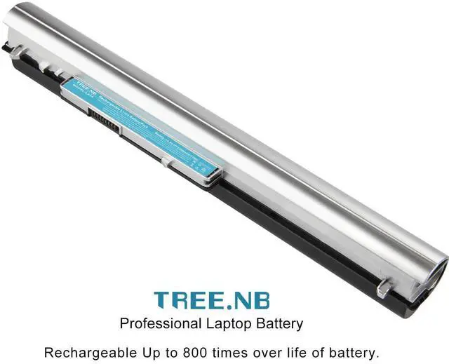 Alt view image 3 of 5 - TREE.NB 8-Cell Long Life Spare 728460-001 752237-001 776622-001 LA04 Battery for HP Pavilion 14 15 TouchSmart Series, HP 248 G1, HP 340 G1, HP 350 G1, Silver and Black