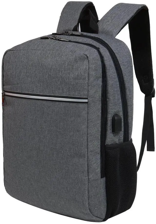 Main image of TITILT Laptop Backpack for Men Women, Travel Business Backpack with USB Charging Port and Anti Theft Pocket, Fits 17 Inch Laptop,Grey