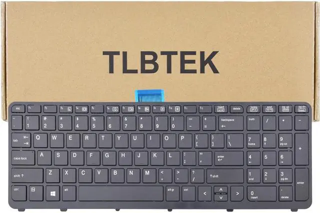 Main image of TLBTEK Keyboard Replacement, Compatible with HP ZBook 15 G1/G2 & ZBook 17 G1/G2, No Backlight, USB Connectivity