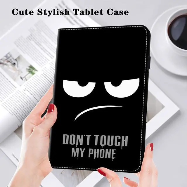 Alt view image 4 of 5 - VODEFOX for All-New Kindle Fire HD 10 Tablet Case 13th Generation 2023 Release 10.1", PU Leather Folio Stand Cover with Card Slots for Fire HD10 & HD 10 Plus Tablet 2023 - Don't Touch