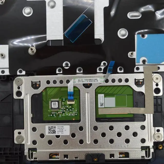 Alt view image 3 of 5 - Wzqrps New Replacement for Lenovo Ideapad S340-15IWL S340-15API S340-15IIL S340-15 81N8 Laptop Upper Case Palmrest Non-Backlit Keyboard Touchpad Assembly Part 5CB0S18817 5CB0S18691 5CB0S18660 (Blue)