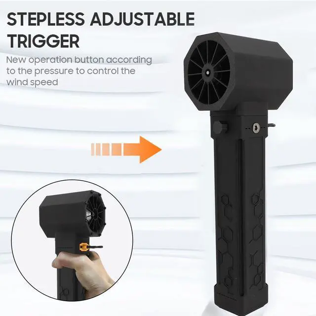 Alt view image 3 of 5 - Xiuganpo Air Duster, 1000000 RPM Electric Air Duster, with 64mm Brushless Motor, Portable Mini Hand Powerful Jet Blower, Mini Jet Blower Car Turbo for PC Cleaning, Keyboard, Car Washing