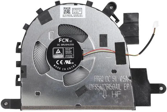 Main image of New CPU Cooling Fan Replacement for Lenovo IdeaPad 1 15IAU7 1 15ALC7 FP6Q DFS5K12B159A1L 5F10S14013 5F10S14012 DC28000HEF0 FCC2 DC5V 0.5A